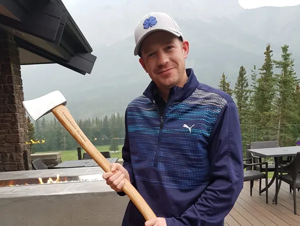 2018 Lumberjack Classic winner Darren Davies