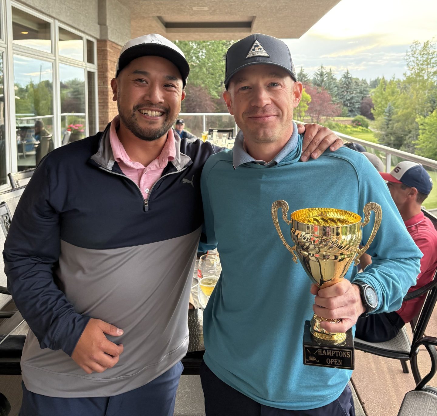 2025 Hamptons Open winner Darren Davies